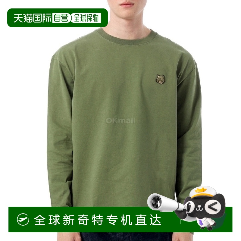 韩国直邮MAISON KITSUNE 大胆狐狸头贴片舒适长袖 (LM00109KJ0118