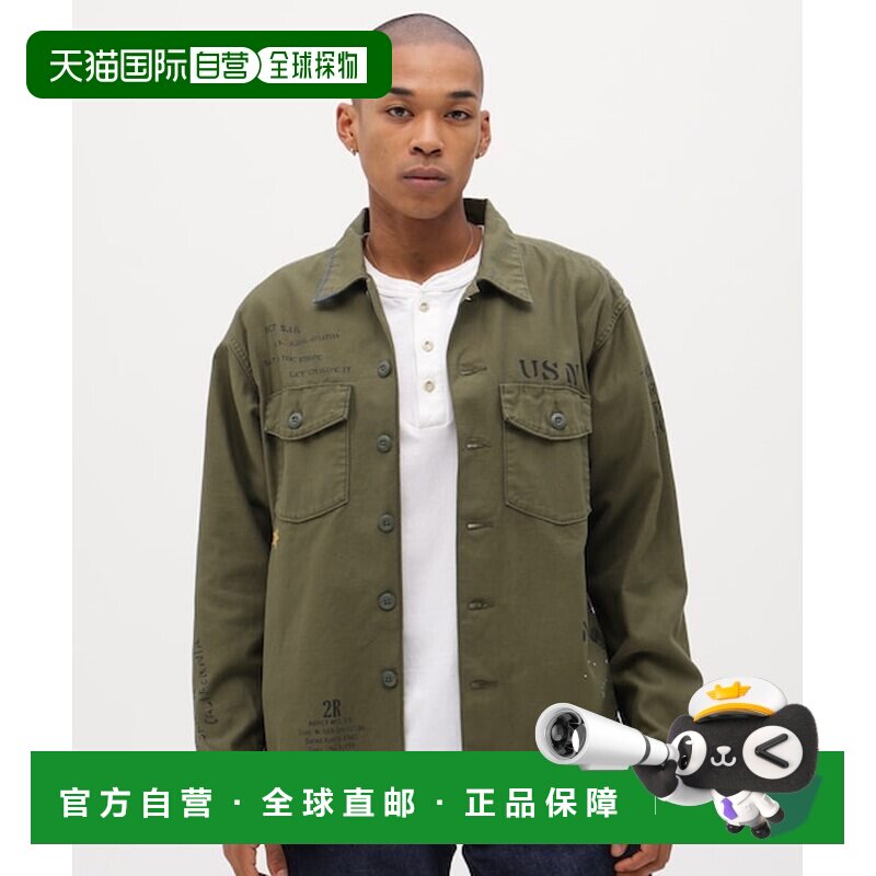 日本直邮AVIREX AGED LOOK长袖工装衬衫 [40229498]