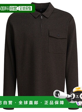 1h可退 香港直邮VINCE 男士 Polo衫 M12769974A brown棕色 舒适时