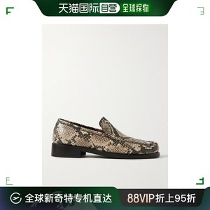 香港直邮潮奢 Acne Studios 艾克妮 男士Boafer 蛇皮质感乐福鞋