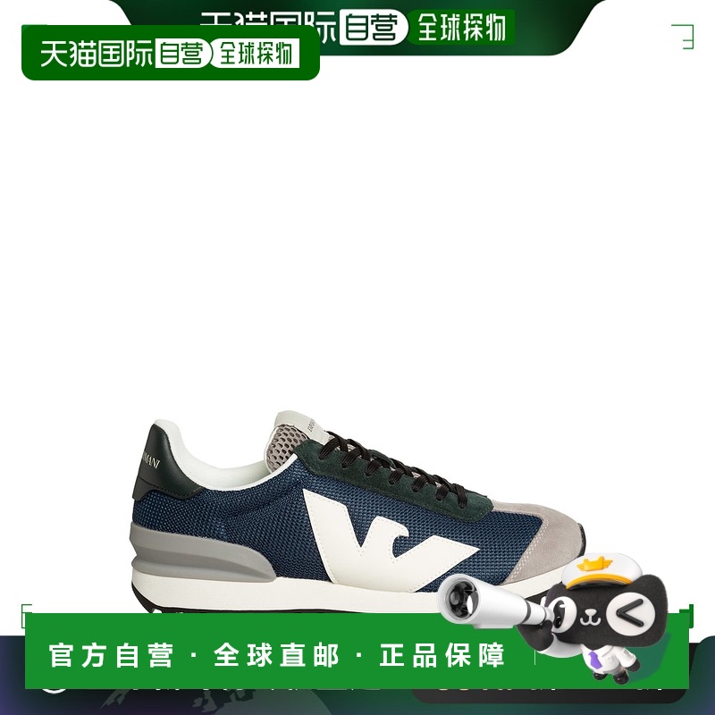 1h可退 香港直邮EMPORIO ARMANI 男士运动鞋 X4X583XN647S736 SS2