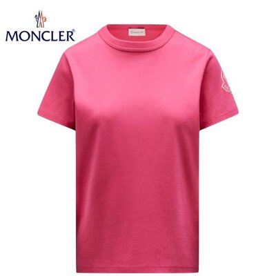 MONCLER 其他桃红色女士T恤 8C00011809CR546