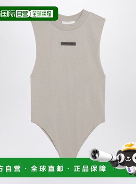 1h可退 香港直邮essentials fear of god 女士 GREIGE 无袖棉混纺