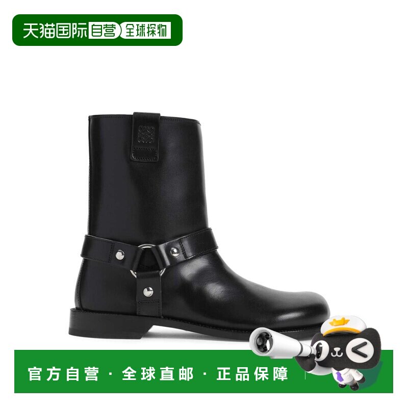 1h可退 香港直邮LOEWE 女士靴子 LSS4285X011100 AW2025 黑色 圆