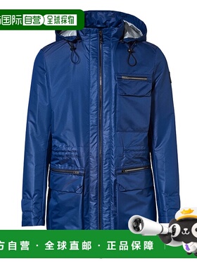 自营 Porsche Design Men's Vibrant Blue Aircooled Parkamulti