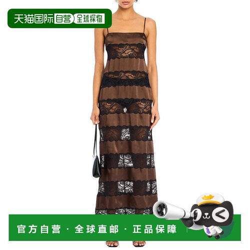 自营ser.o.yaSEROYA Faye Dress - black 美国奥莱直发连衣裙吊带