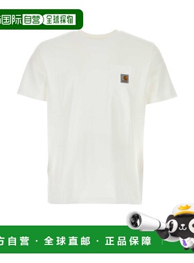 1h可退 香港直邮潮奢 CARHARTT WIP 女士 S/S 白色棉质口袋T恤 I0
