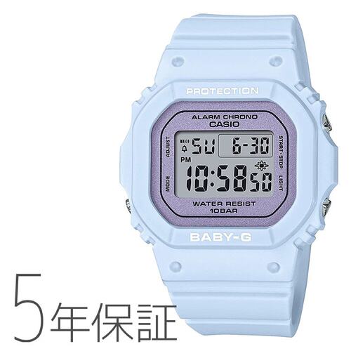 日本直邮 CASIO Baby G BABY-G 花色丁香女士手表 BGD-565SC-2JF