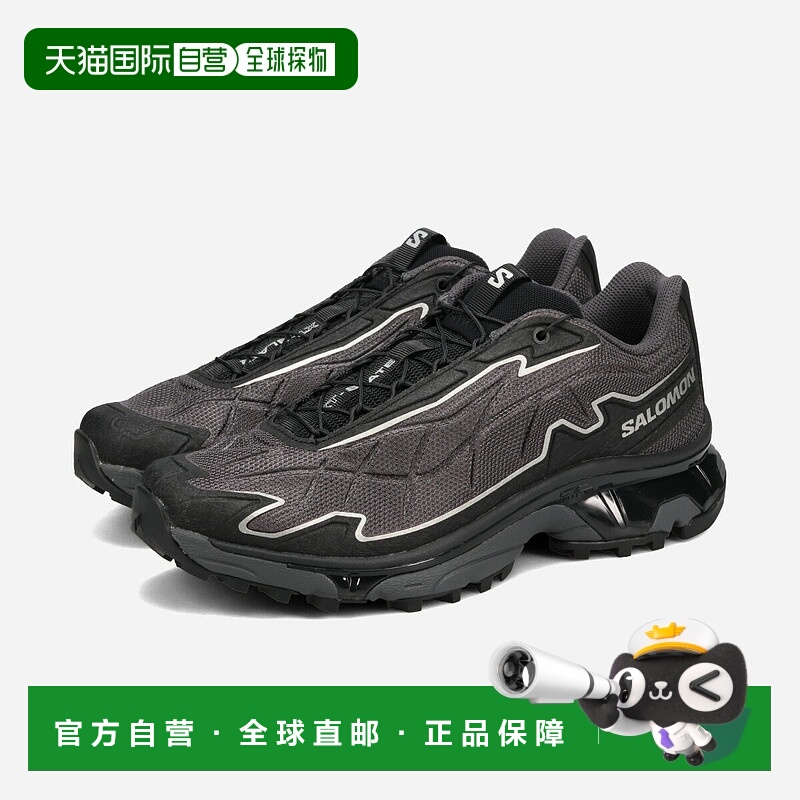 日本直邮SALOMON XT-SLATE 男士低帮运动鞋(黑色/沥青色/FTW 银(