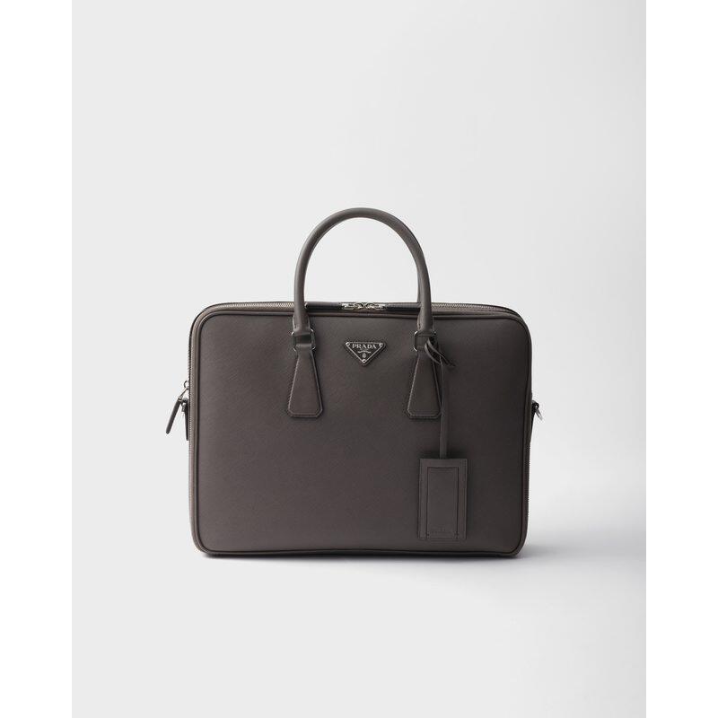 PRADA (2025) Saffiano皮革公文包