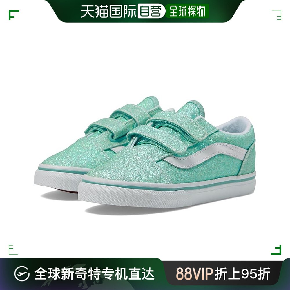 香港直邮潮奢 Vans 范斯 女童 Old Skool V T带运动休闲鞋(学步童 流行男鞋 休闲板鞋 原图主图