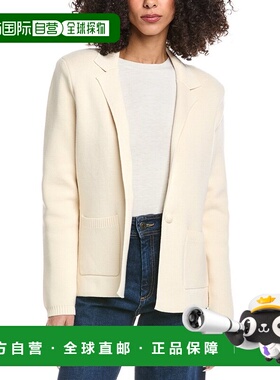 自营l'agenceL’AGENCE Lacey Knit Blazer - white 美国奥莱直发