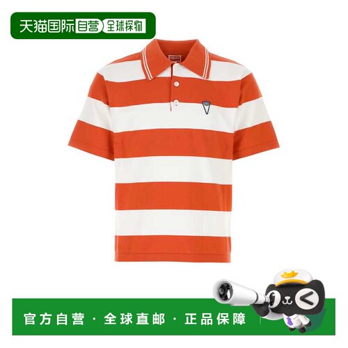 香港直邮KENZO 男士T恤 FD55PU3713CN21 SS2023 橙色 Orange stri