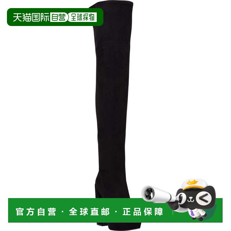 自营Guess Cristy Boots Women's Black Over The Knee High Heel图片