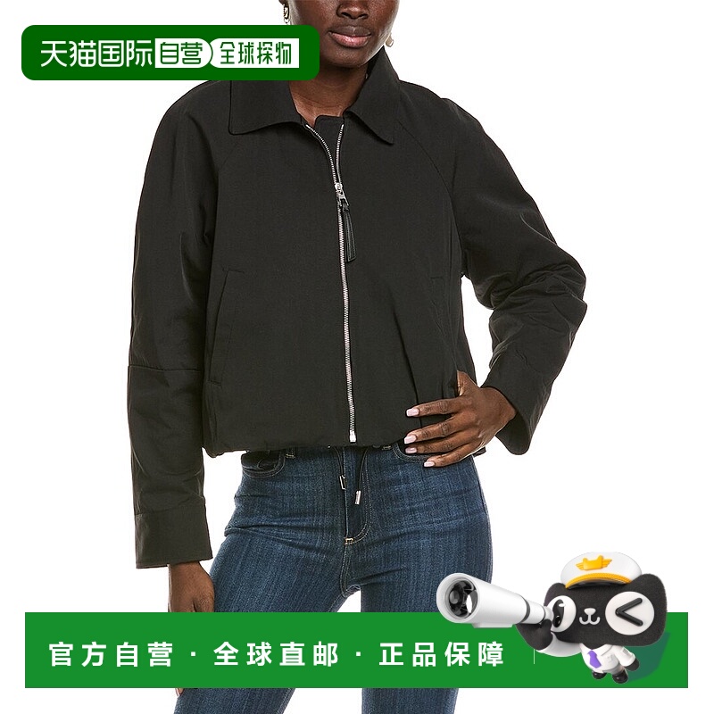 自营Endless Rose Zip-Up Collared Jacket - black 美国奥莱直发