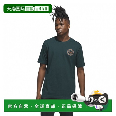 日本直邮adidas 男士半袖CLUB SCENIC T恤 [JV8447] 运动T恤