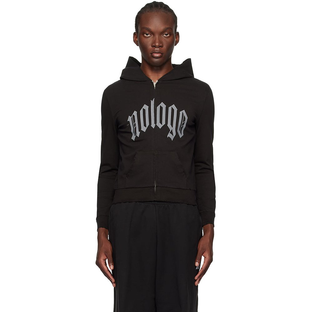 潮奢 Balenciaga 巴黎世家 男士 黑色 Nologo 连帽衫 788243TQVK5