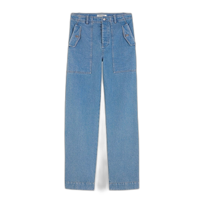 香港直邮MAISON KITSUNÉ 男士牛仔裤 MM01113WW5023P413 SS2024