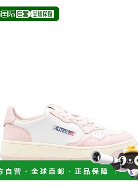 1h可退 香港直邮AUTRY 女士 白色运动鞋 AULWWB52WB52 pink粉色
