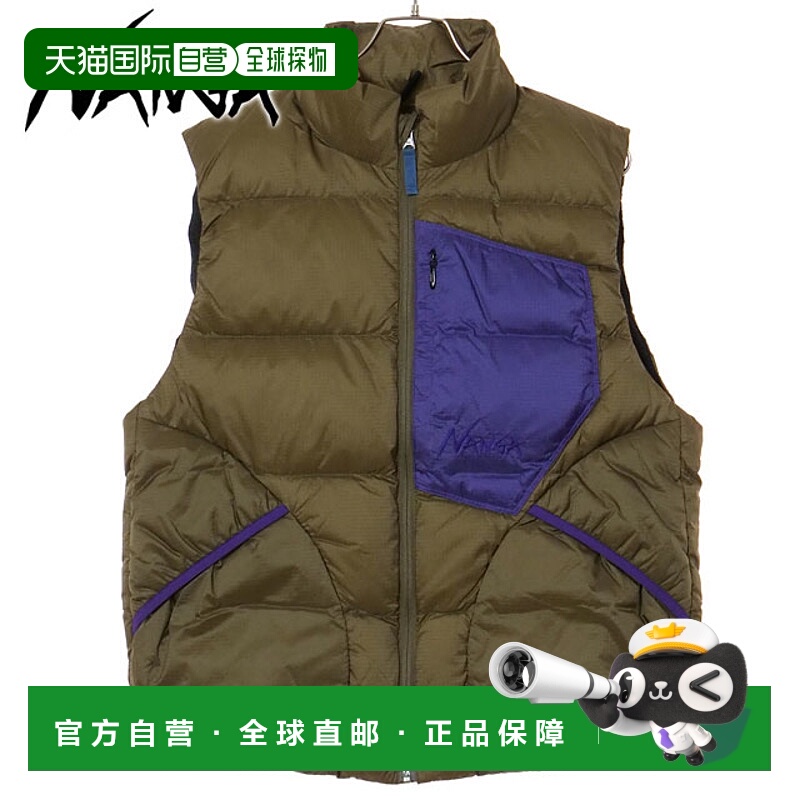 日本直邮NANGA MAZENO RIDGE 背心 [N2530-0A074C FW25] 男士羽绒