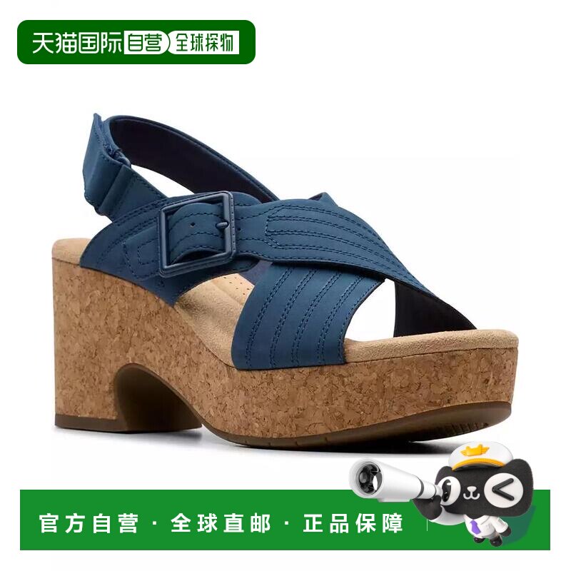 1h可退 【美国直邮】clarks 女士 凉鞋单鞋坡跟鞋罗马鞋图片