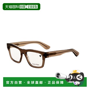 自营Calvin Klein Men's 54 mm Brown Opticals - brown 美国奥莱