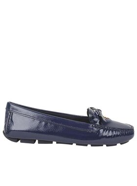 PRADA 女士休闲鞋 1DD051F3D11F0V41 SS2023 蓝色 蝴蝶结芭蕾舞鞋