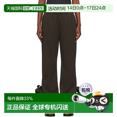 香港直邮J.W. Anderson 女士 棕色 Tied Bow 长裤 JR0058PG1719