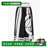 印花棉质府绸中长半身裙 1h可退 329 RIO 女士 香港直邮潮奢 FARM