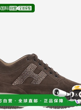 香港直邮HOGAN 女士运动鞋 HXW00N02011UH60UU0 AW2025 棕色