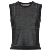 BURCH 黑色 女士背心吊带 TORY 170835001 AW2025 Mesh Top