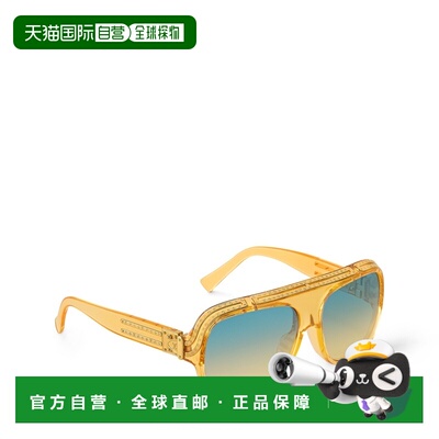 自营欧洲直邮LV路易威登 1.0 Millionaires男士黄色塑料飞行员太