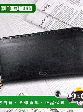 日本直邮Porter Film长款钱包187-01346小巧的圆形拉链钱包男女采