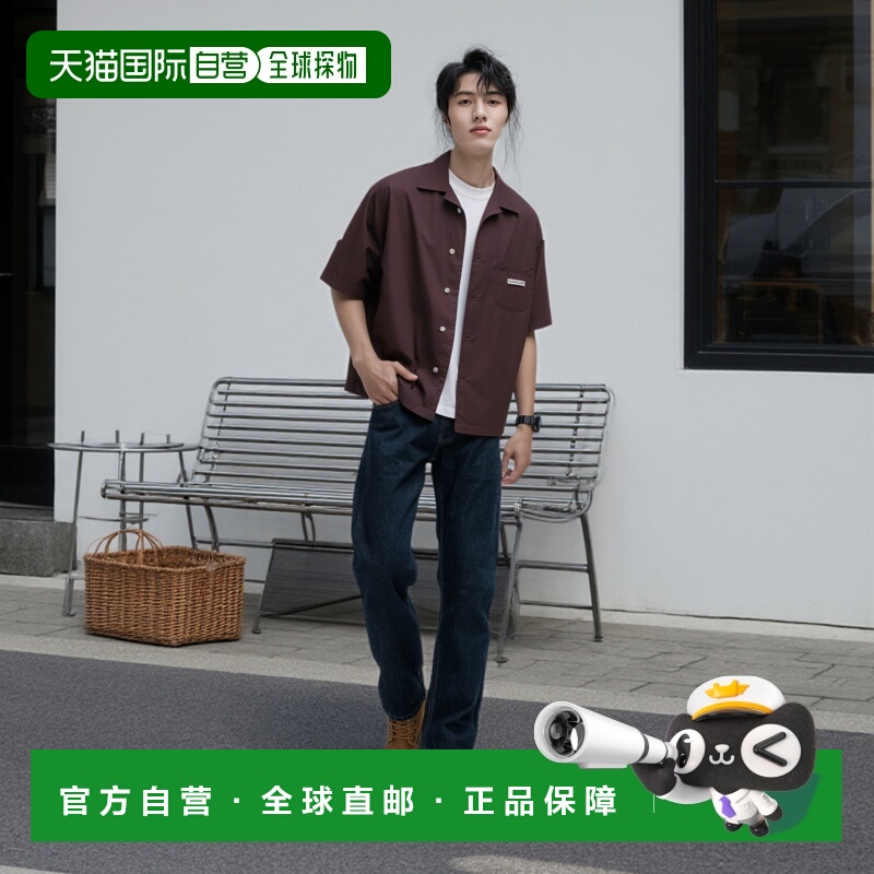 1h可退 日本直邮CAHLUMN 男士杂志口袋开领衬衫 1006390900003