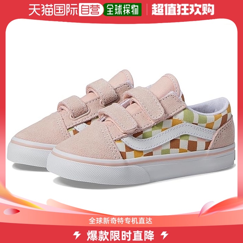 香港直邮潮奢 Vans 范斯 女童Old Skool V 运动休闲鞋(婴儿/学步) 流行男鞋 时尚休闲鞋 原图主图