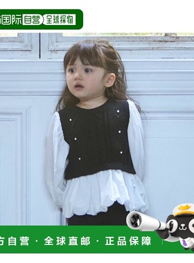 日本直邮日潮 petit main【LINK】佳拼接束腰上衣9653217