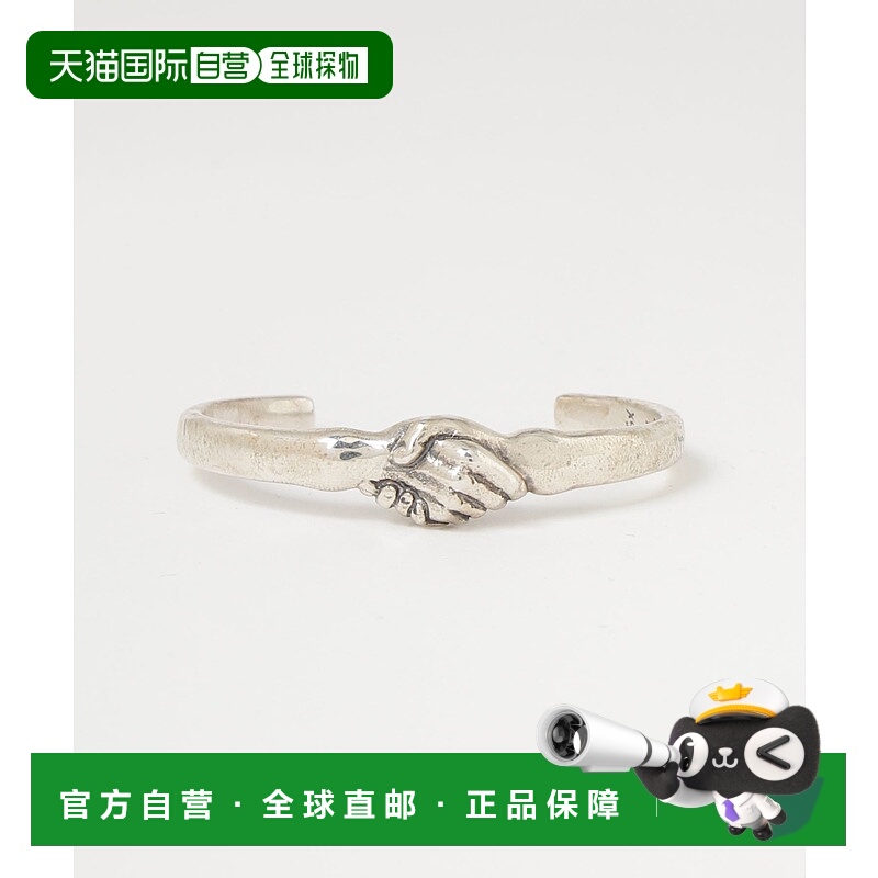 1h可退 日本直邮Bill Wall Leather 男女同款银925手环 “STAY CO