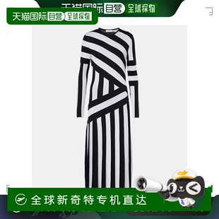 Hearst Seema 香港直邮Gabriela 女士 001321 条纹羊毛长款 连衣裙