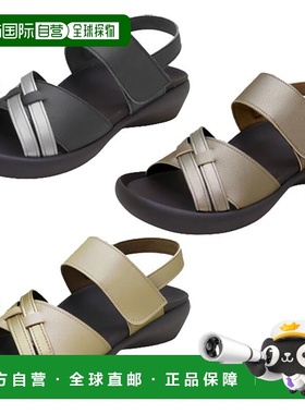 日本直邮Regetta 女士 RegettaCanoe 金色双色低跟凉鞋 (RegetA C