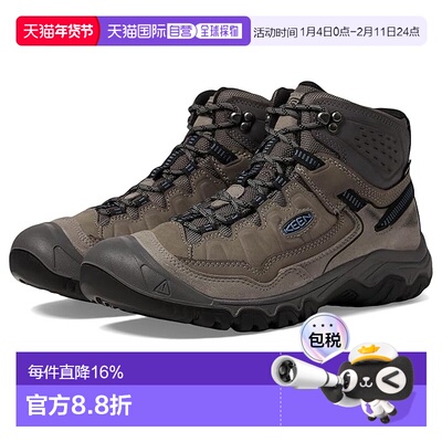 1h可退 香港直邮潮奢 keen 男士 Targhee 4 Mid Height Durable C