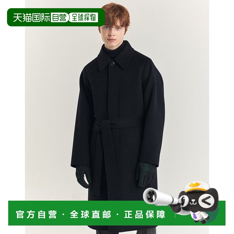 韩国直邮HAZZYS 赫奇斯男士手工制作腰带式巴尔马坎大衣 (HZCO4D5