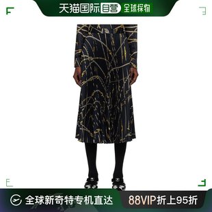 蓝色 Pleated Greca 范思哲 女士 Versace Nautical 香港直邮潮奢