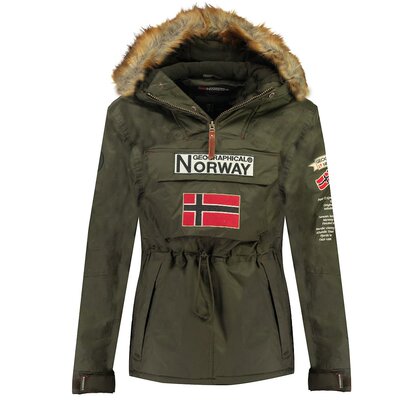 GEOGRAPHICAL NORWAY男童装派克大衣连帽外套