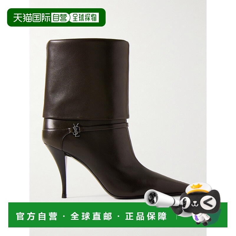 1h可退 香港直邮潮奢 Saint Laurent 圣罗兰 女士 Ricky 皮靴 801