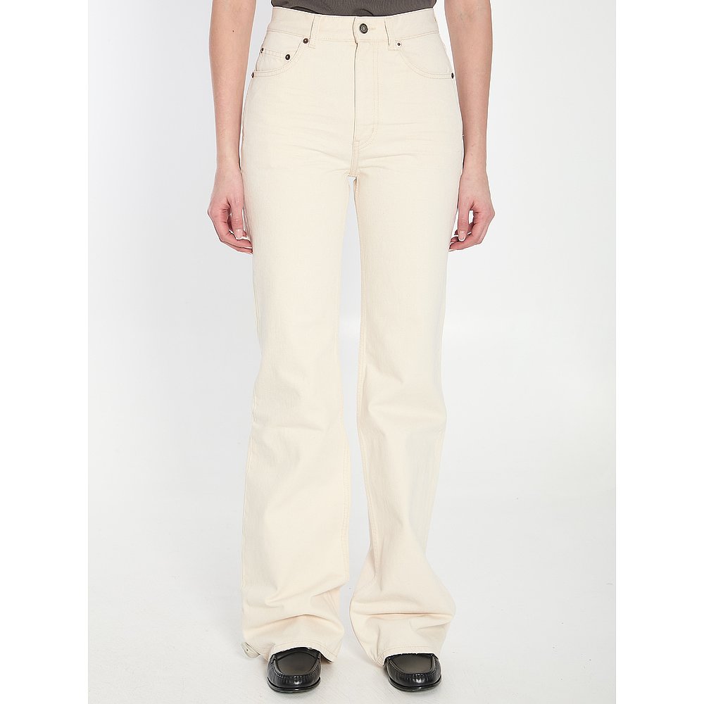 潮奢 Saint Laurent 圣罗兰 女士 腰带环牛仔裤 823599Y30UA