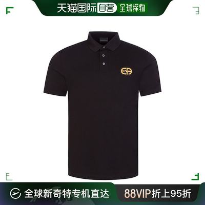 香港直邮EMPORIO ARMANI 男士黑色POLO衫 6L1FB9-1JTKZ-0999