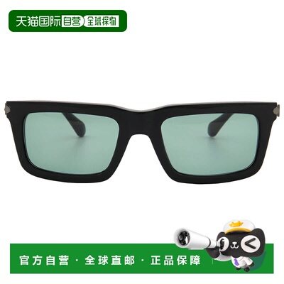 自营Salvatore Ferragamo Teal Rectangular Men's Sunglasses SF