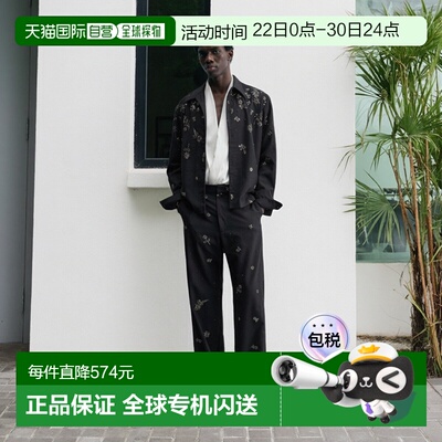 日本直邮Zara亮片 飘逸衬衫长袖花衬衫