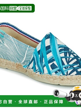 欧洲直邮Art of Soule  LEAF-BLUE 女士鞋子坡跟凉鞋 LEAF-BLUE