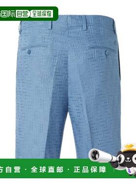 香港直邮FENDI 男士短裤 FB0821AU6YF0U6K SS2025 蓝色 Shorts Li